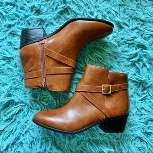 Women’s Karen Scott Faux Leather Ankle Boots